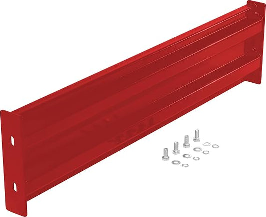 Vestil GR-F2R-BO-4-RD Bolt-On Style Guard Rail 4 Ft Red