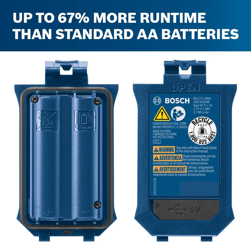 Bosch GLM-BAT 3.7V Li-Ion Battery Pack For Ldm