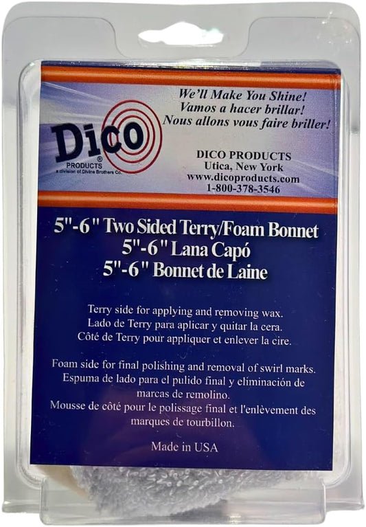 Dico 7410661 Reversible Terrycloth & Foam Bonnet