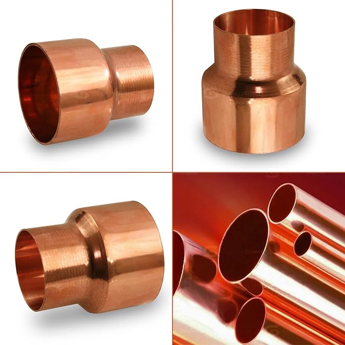 Everflow FPRC2034 2 x 3/4 Copper Reducer, FTG x P, 2'' x 3/4''
