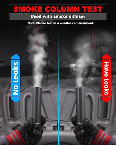 Ancel L300 Automotive Smoke Machine Leak Detector – Digital Pressure Gauge EVAP & Vacuum Diagnostic Tester