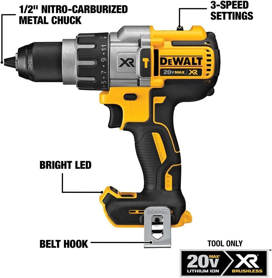 Dewalt DCD996B 20V Max* Xr Lithium Ion Brushless Compact Hammerdrill Kits