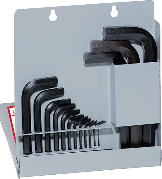 EKLIND TOOL 10118 18Pc. Inch L-Wrench Hexkey Set Short Arm W