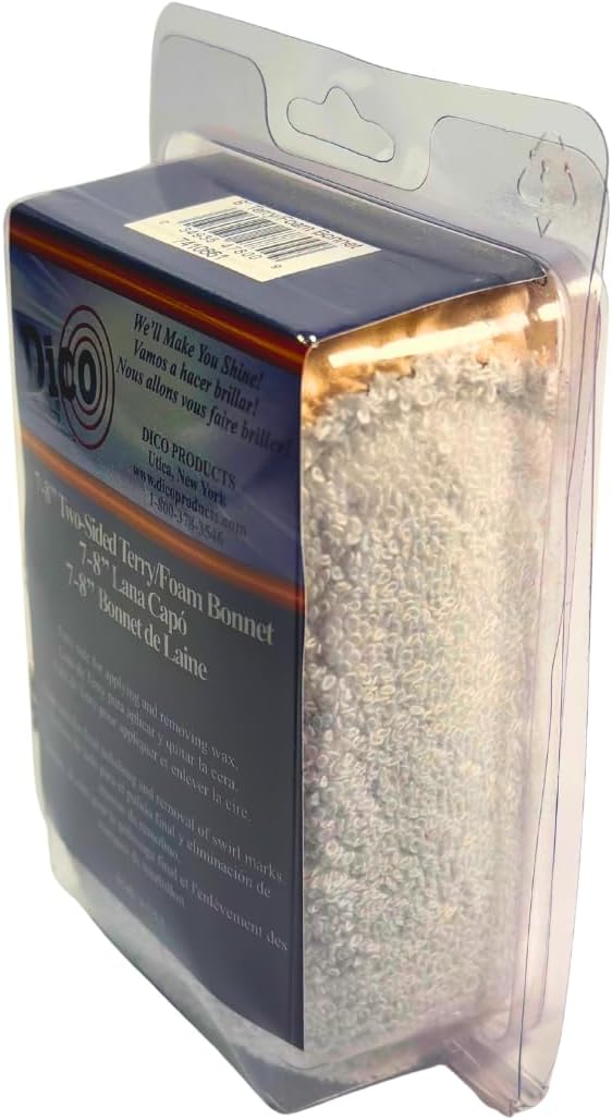 Dico 7410861 7-8" Terry/Foam Bonnet