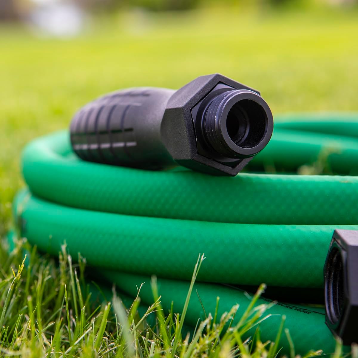 Colors HFZC505GRS-E SwivelGrip® Garden Hose, 5/8" x 5', 3/4" - 11 1/2 GHT Fittings, Forest Green