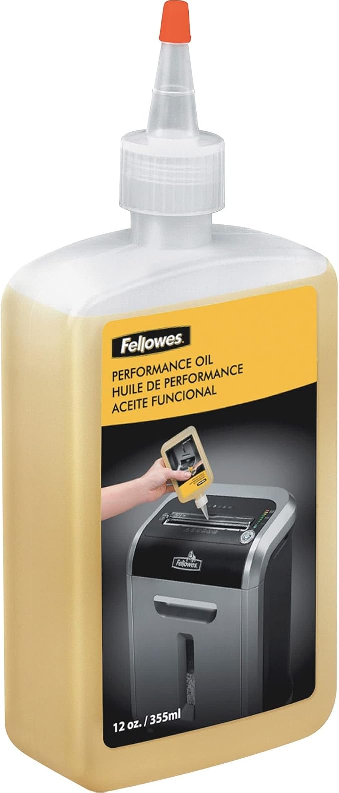 Fellowes FEL35250 Powershred Performance Oil - 11.33 Fl Oz - Light Amber