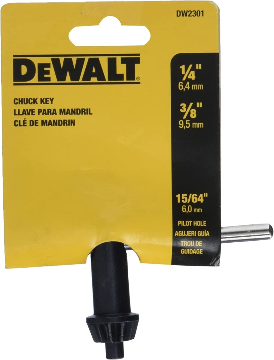 Dewalt DW2301 1/4" & 3/8" Chuck Key