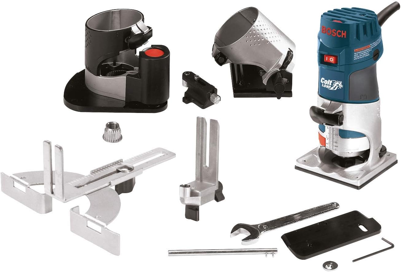 Bosch PR20EVSNK 1 Hp Variable Speed Palm Router Installer Kit