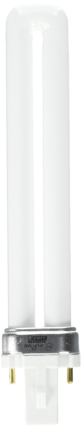 Feit Electric PL9/41 9W Cool White (4100K) PL G23 Base Compact Fluorescent Light Bulb