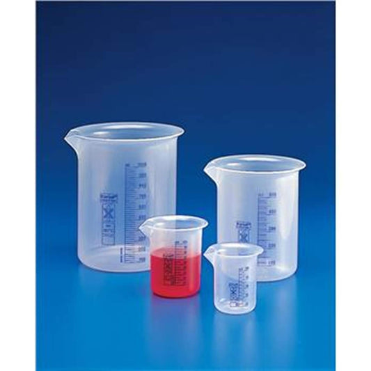 Globe Scientific 601823 Beaker PP Printed Graduations 100mL