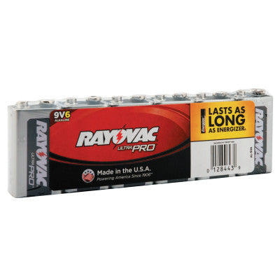 Rayovac AL9V-6J 00044 9V Industrialalkaline Ba (6 EA)