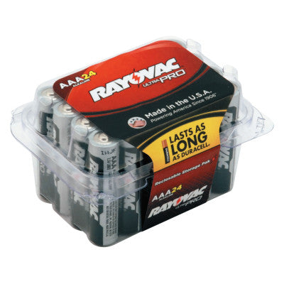 Rayovac ALAAA-24PPJ Ultrapro Alkaline Aaa Reclosable (24 EA)