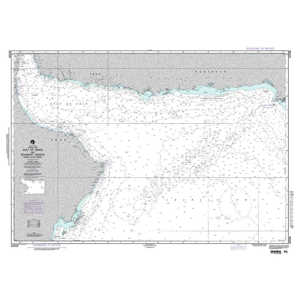 Paradise Clay NGA_62028 NGA Chart Gulf of Oman and Adjacent Coasts