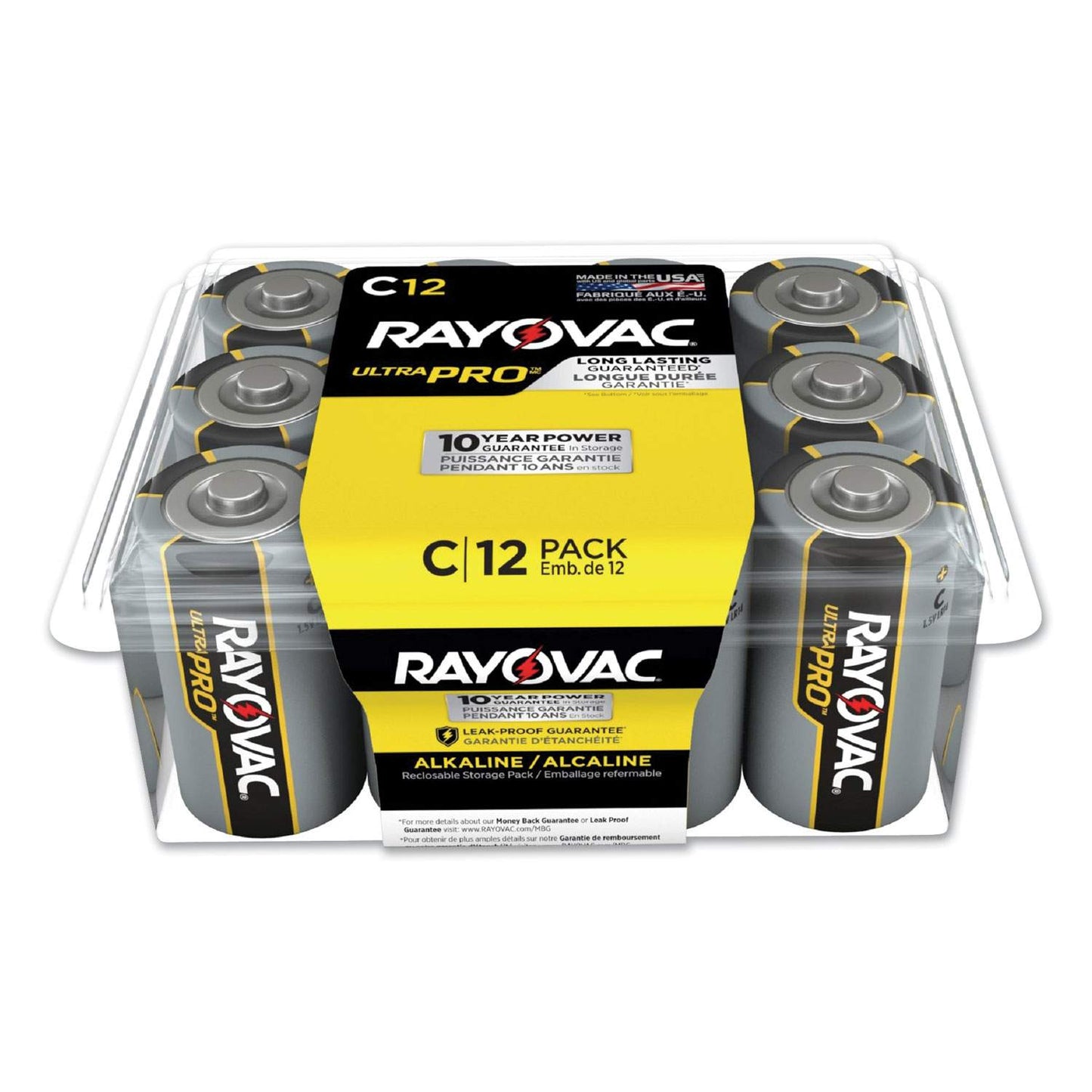 Rayovac RAYALC12PPJ Ultra Pro Alkaline C Batteries