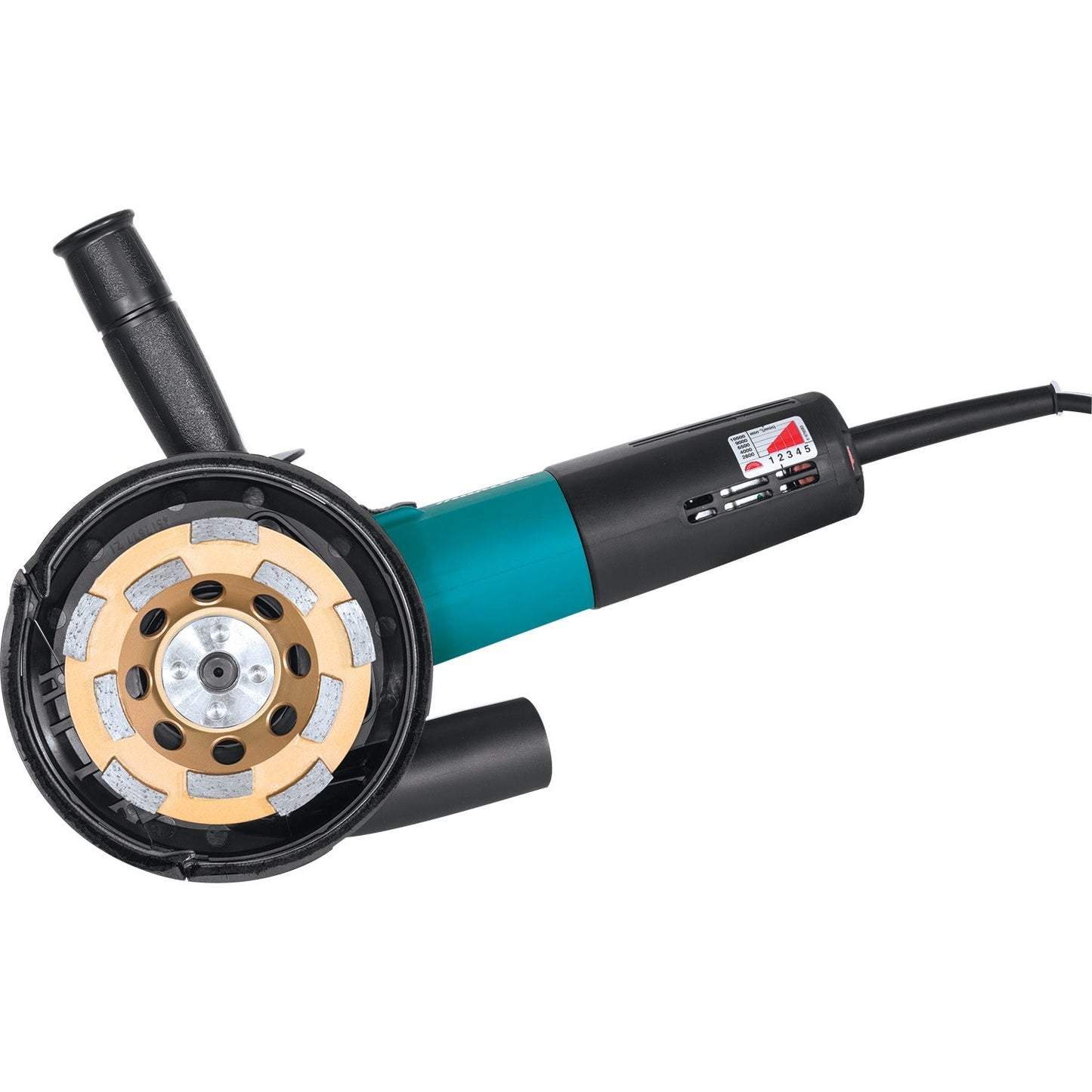 Makita 9564CV 4‘1/2" SJS, High‘Power Angle Grinder