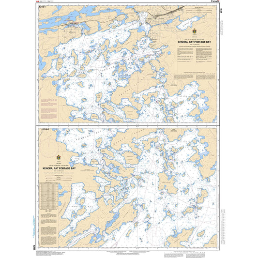 Paradise Clay CAN6218 CHS Chart Kenora, Rat Portage Bay