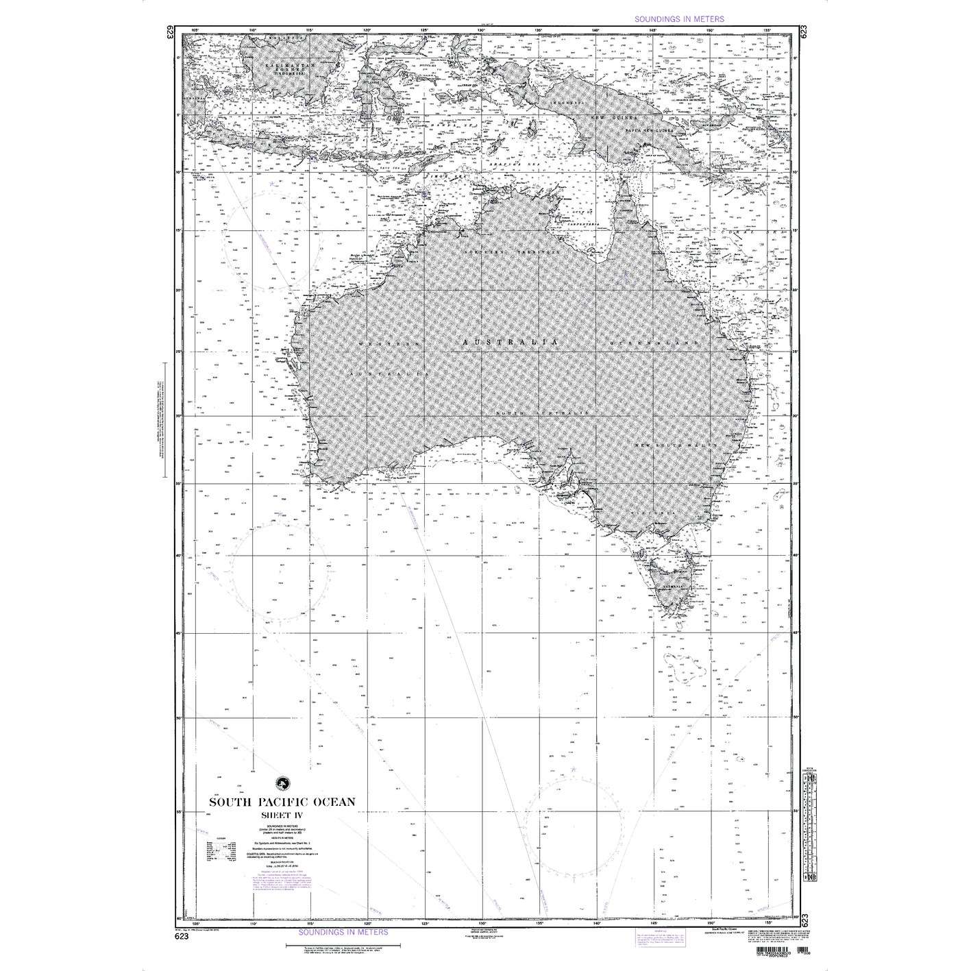 Paradise Clay NGA_623 NGA Chart South Pacific Ocean Sheet IV