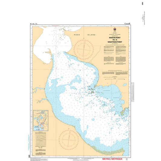Paradise Clay CAN6260 CHS Chart Martin Point to/ Wightman Point