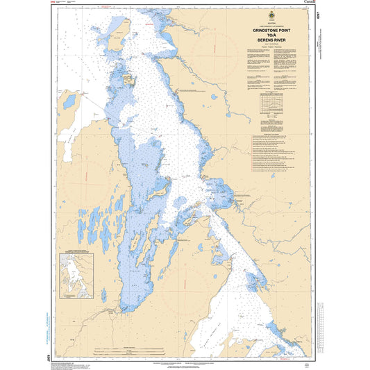 Paradise Clay CAN6267 CHS Chart Grindstone Point to Berens River