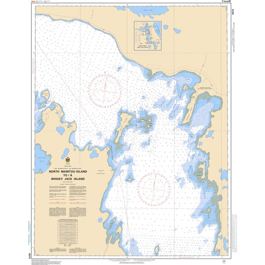 Paradise Clay CAN6273 CHS Chart North Manitou Island to/ Whiskey Jack Island