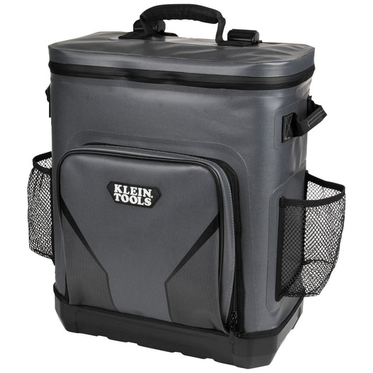 Klein Tools 62810BPCLR Backpack Cooler, Insulated, 30 Can Capacity