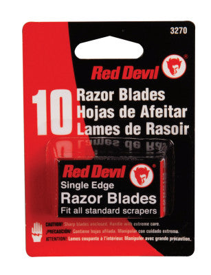 Red Devil 3270 Razor Blades Single Edge (10 EA)