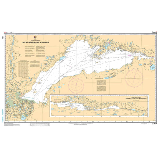 Paradise Clay CAN6310 CHS Chart Lake Athabasca / Lac Athabasca