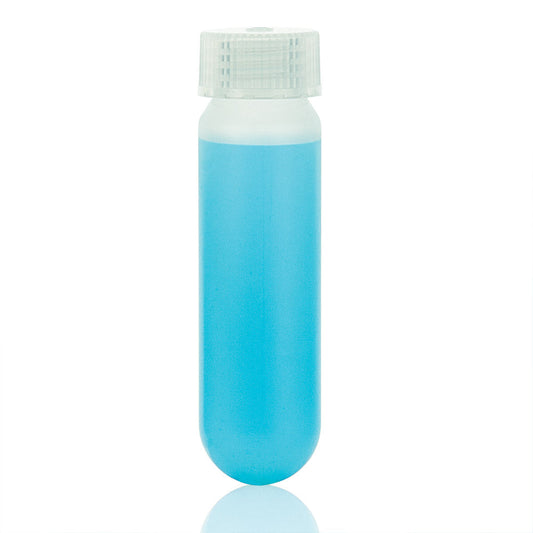 Globe Scientific 6322 Centrifuge Tube 50mL Oak Ridge Round Bottom Style Attached Screw Cap PP 12/Box