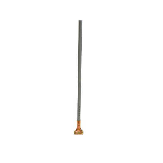 Bruske 60″ Fiberglass Handle (Gray) With Gold Miracle Tip 1″ 55 × 6.75 × 3 in