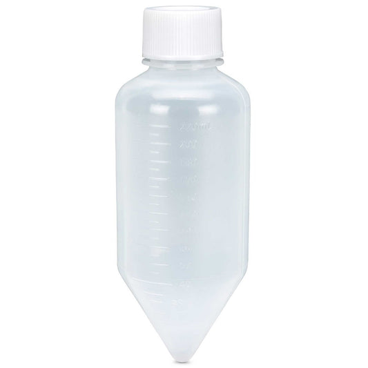Globe Scientific 6336 Centrifuge Tube 250mL Large Volume Attached White Screw Cap PP 6/Bag