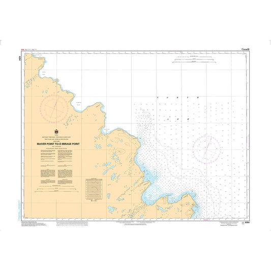 Paradise Clay CAN6354 CHS Chart McIver Point to/ Mirage Point