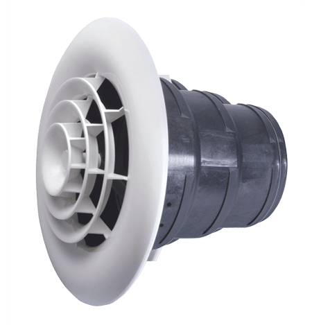 Havaco HT-GRB-R1 Round Ceiling Diffuser with Reducing Boot