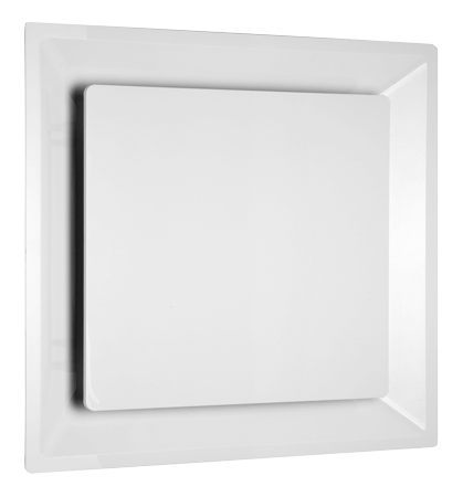 Havaco HT-2X2-PSPLBE 2'x2' Plaque Supply with Bulls-Eye Back (White)