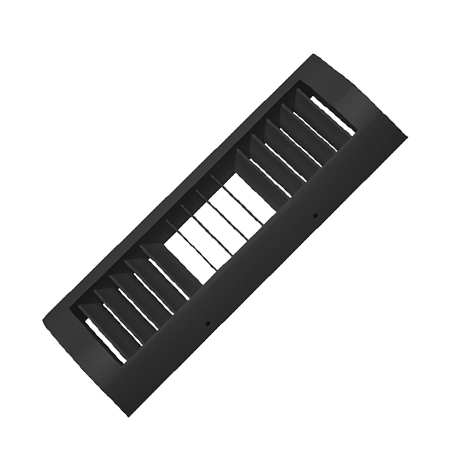 Havaco HT-SDG-BK 12” x 4” Spiral Duct Grille (Black)