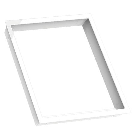 Havaco HT-2X2-SMF 2'x2' Surface Mount Frame (White)