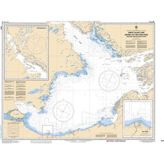 Paradise Clay CAN6370 CHS Great Slave Lake / Grand lac des Esclaves, Western Portion / Partie ouest