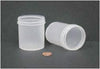 Globe Scientific 6377 Jar Wide Mouth 120mL (4oz) PP 58mm Opening 1 15/16 x 2 5/8" (Screw Cap Packaged Separately)