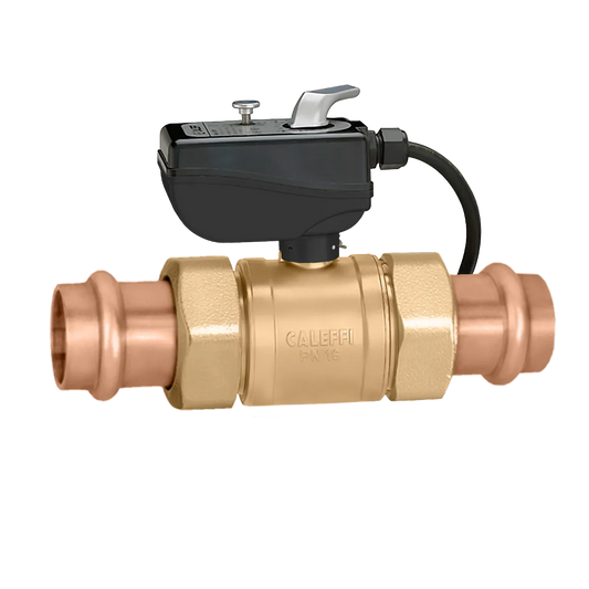 Caleffi 638054A 106 638 motorized ball valve 3/4" press, 2-way, 24 V