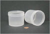 Globe Scientific 6381 Jar Wide Mouth 120mL (4oz) PP 70mm Opening 2 7/16 x 2 3/16" (Screw Cap Packaged Separately)