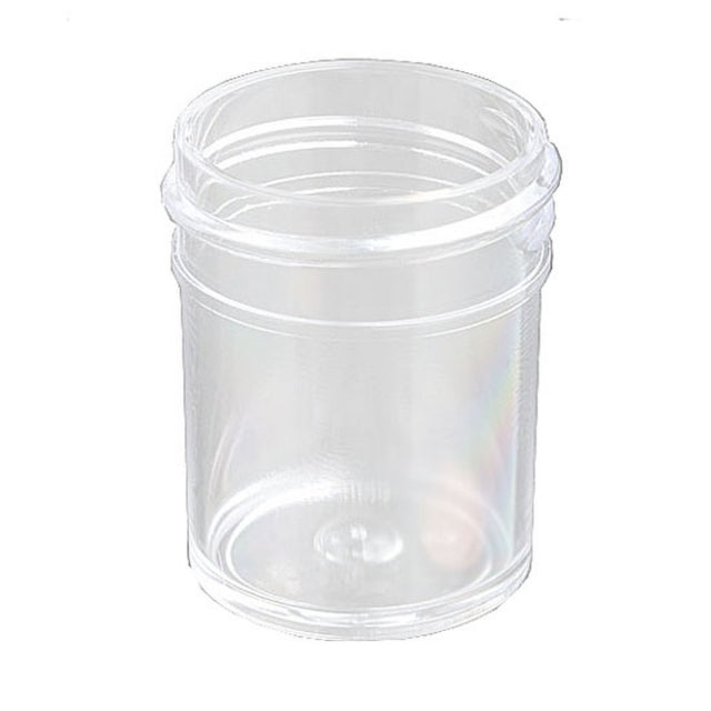 Globe Scientific 6386 Jar Wide Mouth 240mL (8oz) PS 70mm Opening 2 7/16 x 3 3/8" (Screw Cap Packaged Separately)