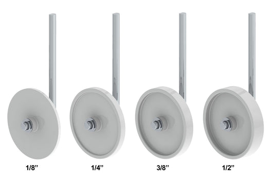 Albion Engineering 640-G19 Plastic Replacement Wheel Set for 640-4 & 640-5 Backer Rod Installers