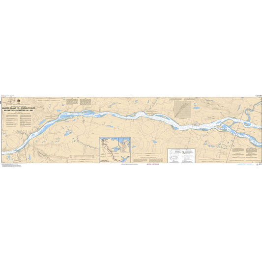 Paradise Clay CAN6413 CHS McGern Island to/ Wrigley River Kilometre 510 / Kilomètre 580