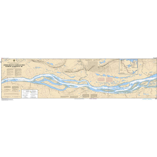 Paradise Clay CAN6419 CHS Norman Wells to/ Carcajou Ridge Kilometre 910 / Kilomètre 980