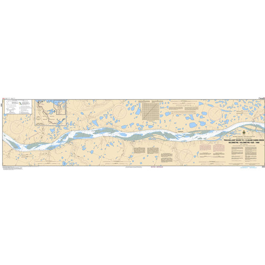 Paradise Clay CAN6425 CHS Travaillant River to/ Adam Cabin Creek Kilometre 1325 / Kilomètre 1400