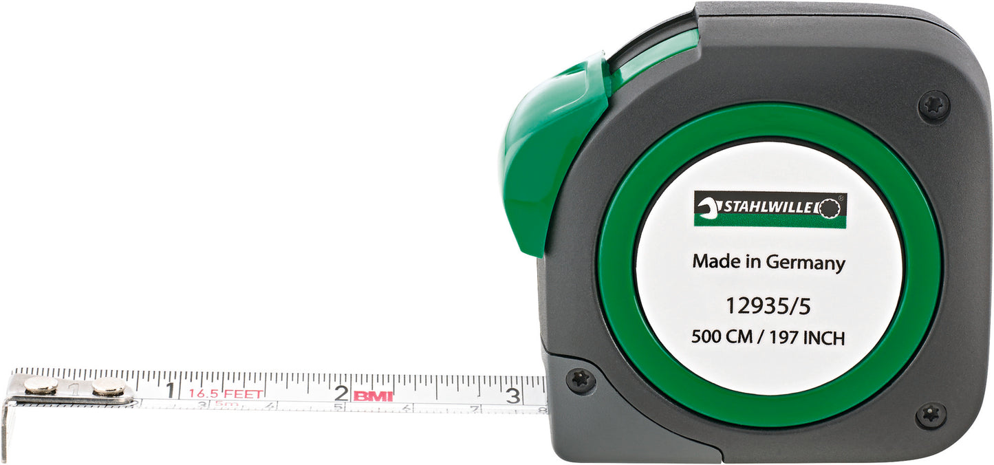 Stahlwille 77040011 12935/5 ROLLBANDMASS 5 M Tape Measure