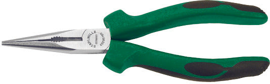 Stahlwille 65295200 6529 5 200 FLACHRUNDZANGE MIT SCHNEIDE VERCHROMT 200 MM Flat Nose Round Pliers With Cutting Edge (Radio Or Telephone Pliers)