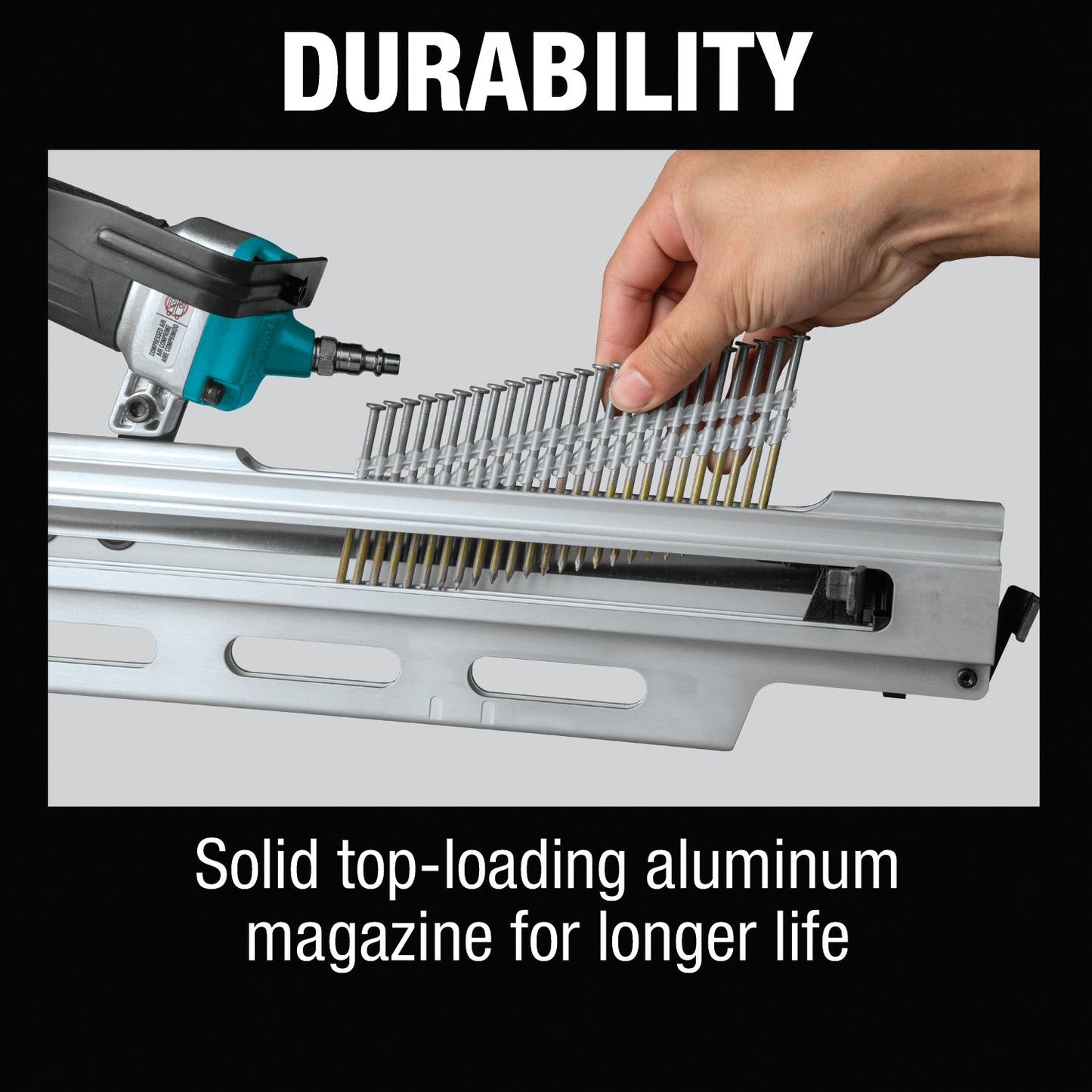 Makita AN924 21º Full Round Head 3 1/2" Framing Nailer