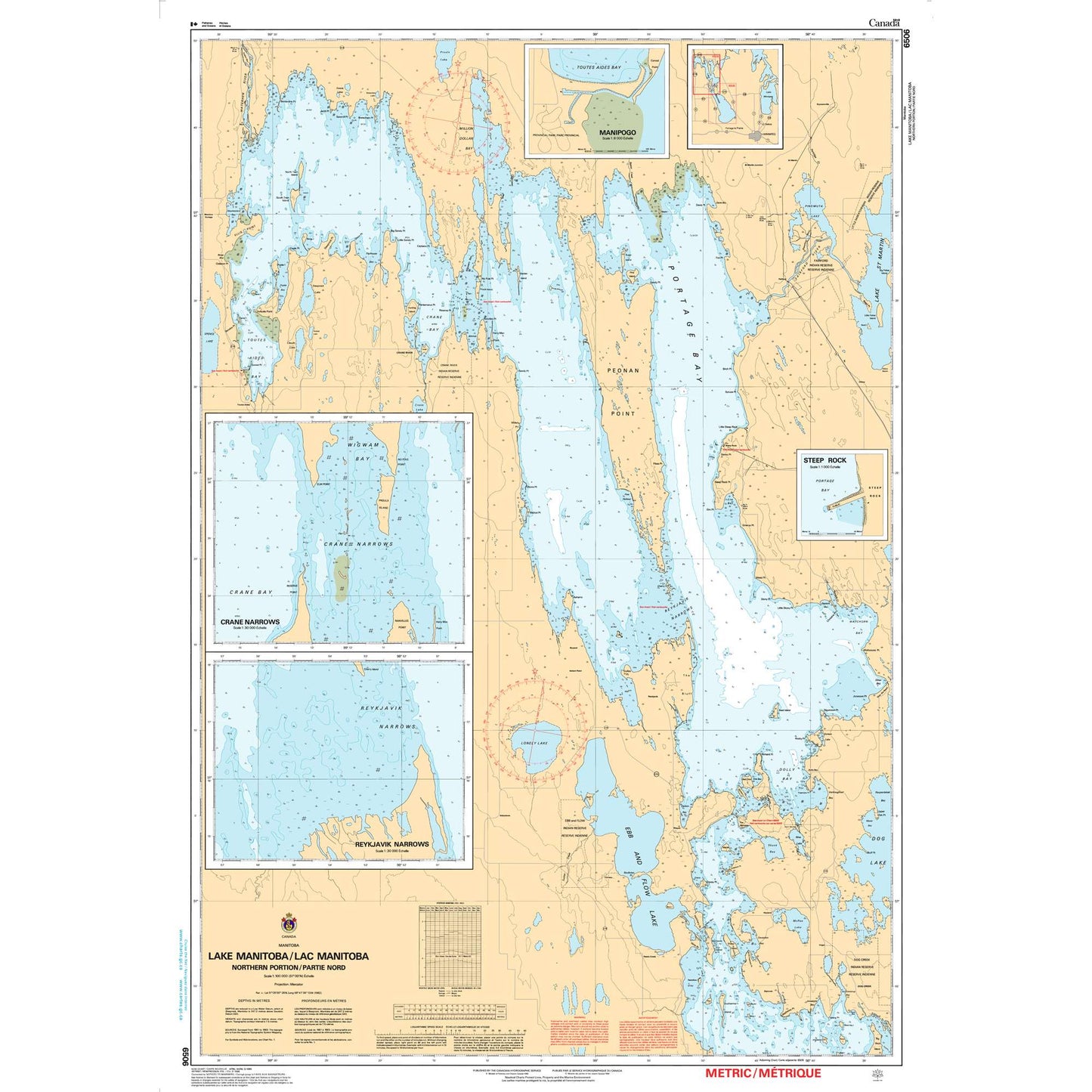 Paradise Clay CAN6506 CHS Lake Manitoba / Lac Manitoba (Northern Portion / Partie nord)