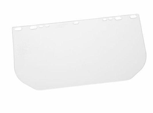 Gateway Safety 654 Flat Stock Visors - Clear Polycarbonate Face Shield Visors, ANSI Z87.1+ Certified