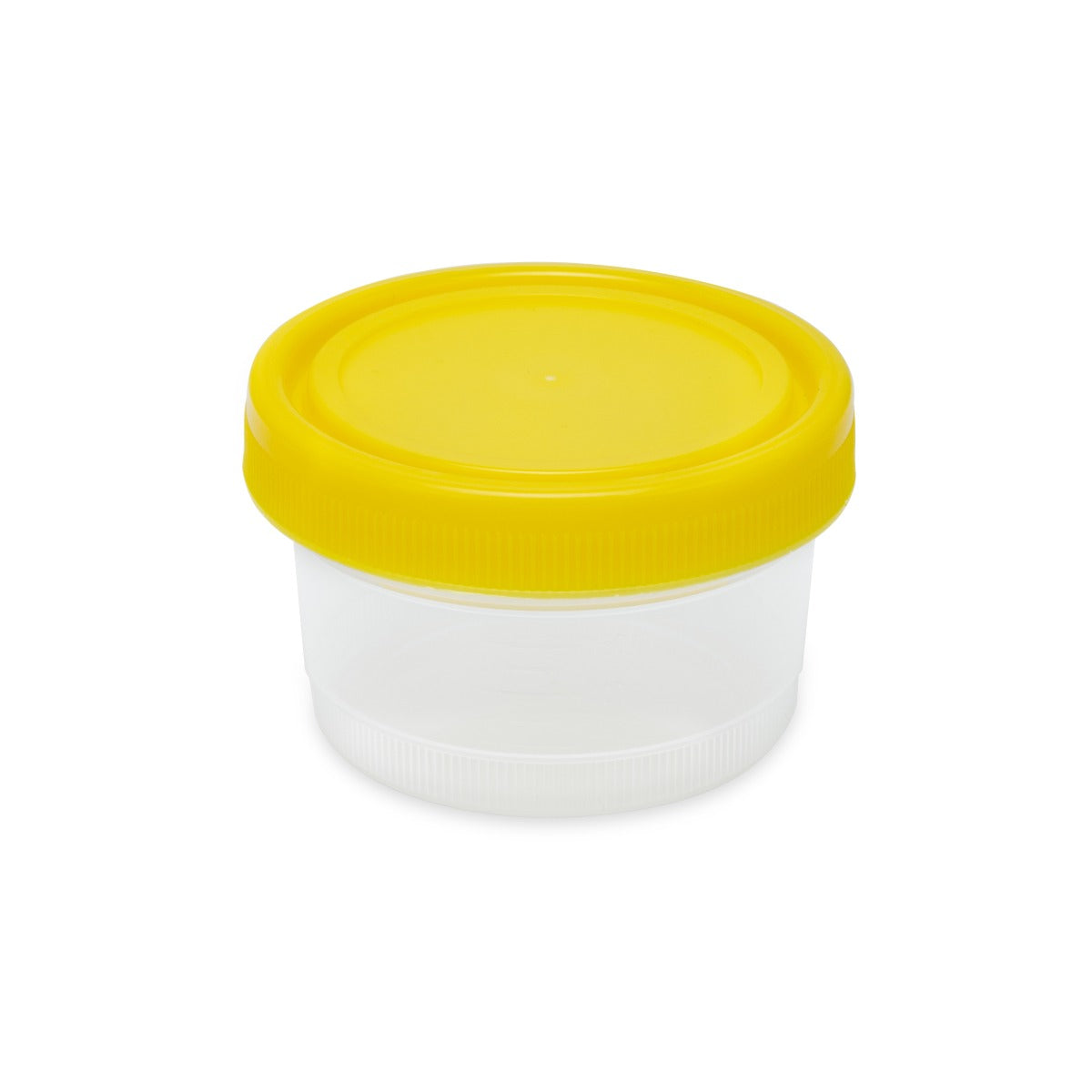 Globe Scientific 6545 Container Histology 1000mL (32oz) PP Graduated with Separate Yellow Screwcap